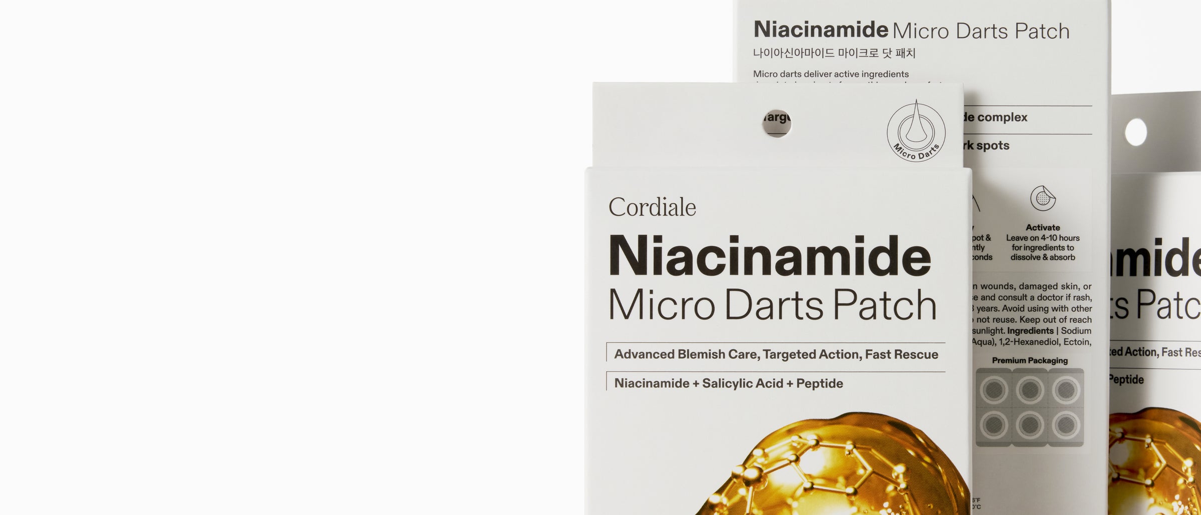 Cordiale Niacinamide Micro Darts Patch 공식 브랜드 이미지